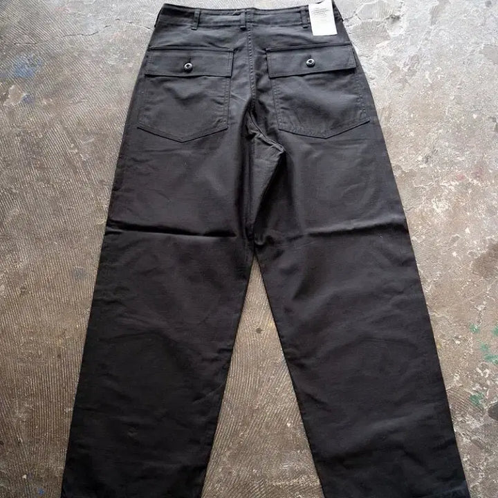 [BUNJANG] Shiota Subin Cotton Back Satin Baker Pants / 시오타 수빈코튼 백사틴 베이커팬츠