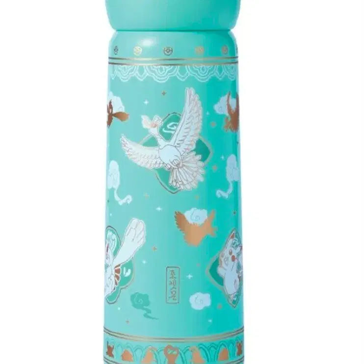 [BUNJANG] Pokemon Store Traditional Edition Celadon Tumbler / 한국 포켓몬 스토어 전통에디션 청자빛 텀블러 새상품
