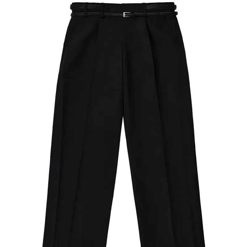 [BUNJANG] 26SS STU 크리스 더블벨트 슬렉스 CREASE DOUBLE BELT / 26SS STU 크리스 더블벨트 슬렉스 CREASE DOUBLE BELT