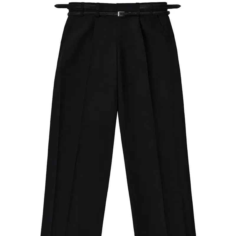 [BUNJANG] 26SS STU 크리스 더블벨트 슬렉스 CREASE DOUBLE BELT / 26SS STU 크리스 더블벨트 슬렉스 CREASE DOUBLE BELT