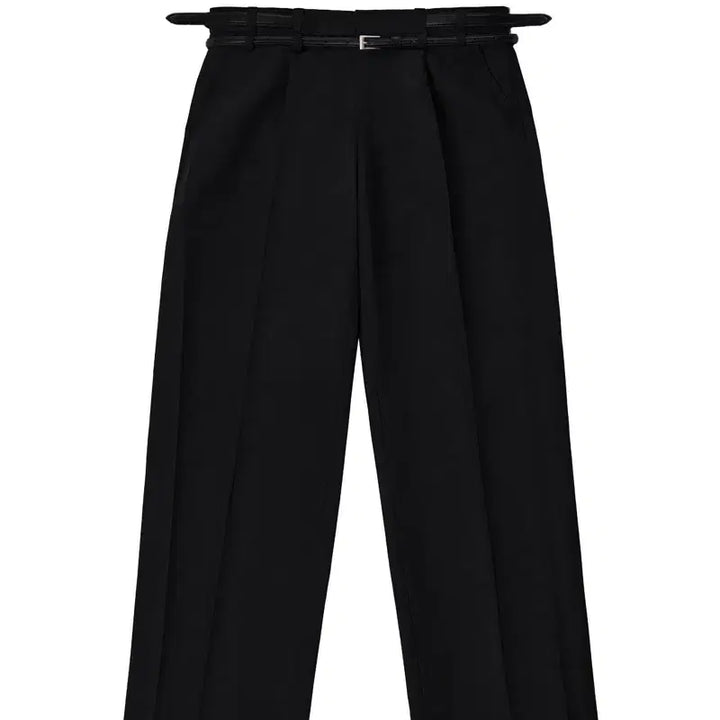 [BUNJANG] 26SS STU 크리스 더블벨트 슬렉스 CREASE DOUBLE BELT / 26SS STU 크리스 더블벨트 슬렉스 CREASE DOUBLE BELT