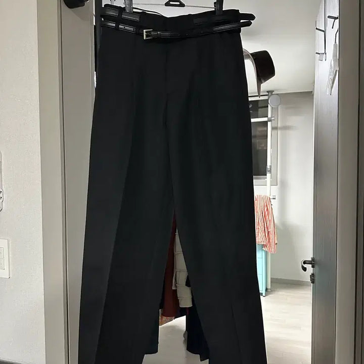 [BUNJANG] 26SS STU 크리스 더블벨트 슬렉스 CREASE DOUBLE BELT / 26SS STU 크리스 더블벨트 슬렉스 CREASE DOUBLE BELT
