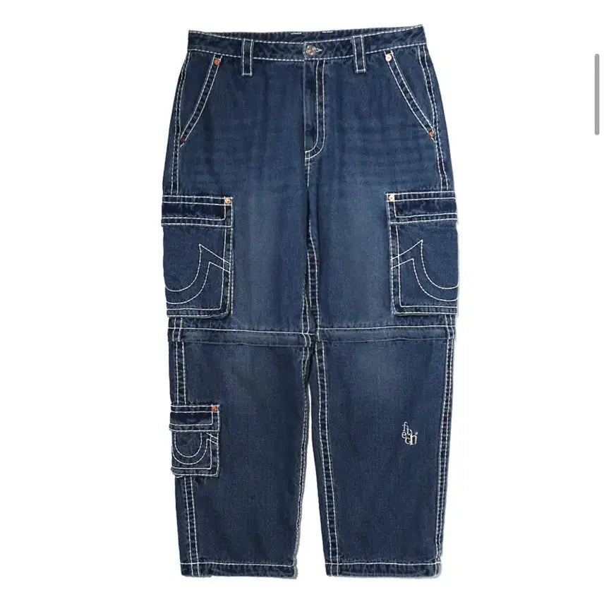 [BUNJANG] True Religion x Fetch Indigo Denim Pants L / 트루릴리젼 x 페치 인디고 데님 팬츠 / L