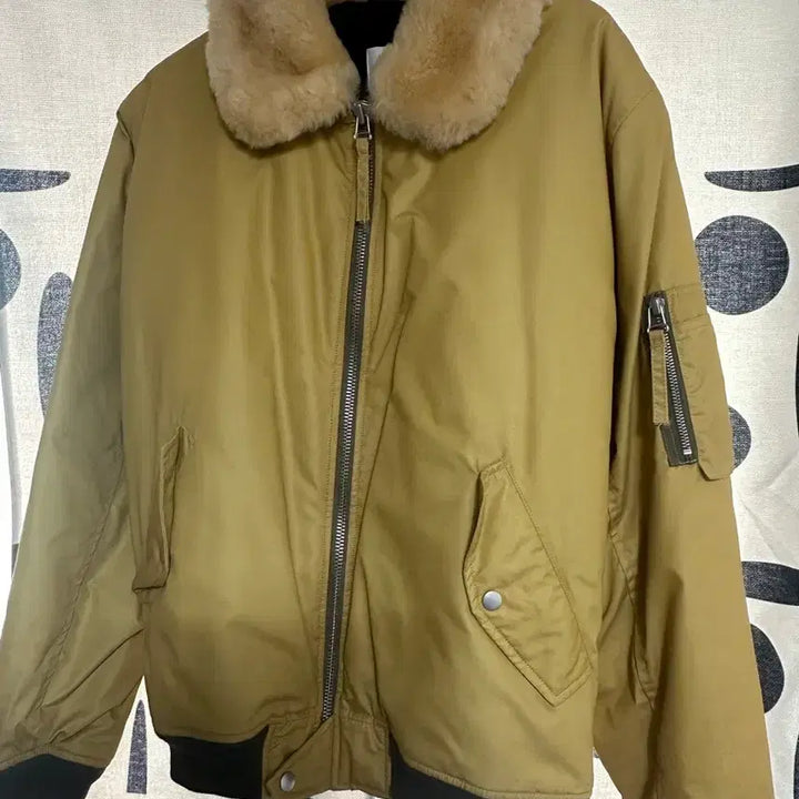 [BUNJANG] Our Legacy Shearling Jacket (Khaki) - Size 52 / 아워레가시 시어링 자켓 52