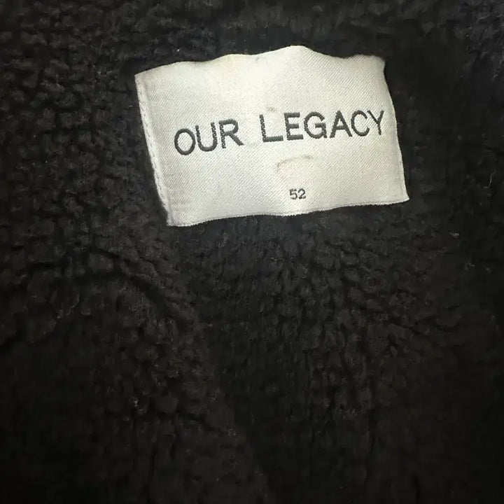[BUNJANG] Our Legacy Shearling Jacket (Khaki) - Size 52 / 아워레가시 시어링 자켓 52