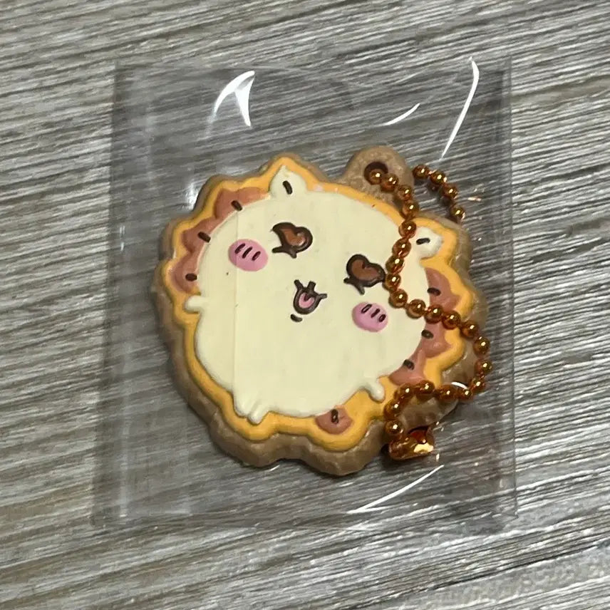 [BUNJANG] Chiikawa Hachiwara Cookie Charm Icing Keychain / 일본 치이카와 먼작귀 하치와레 쿠키 참 아이싱 키링 시사