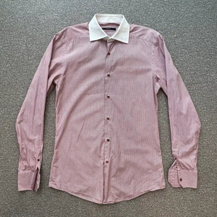 [BUNJANG] Gucci Slim Stripe Cleric Shirt - M / 구찌 슬림 스트라이프 클레릭 셔츠 M