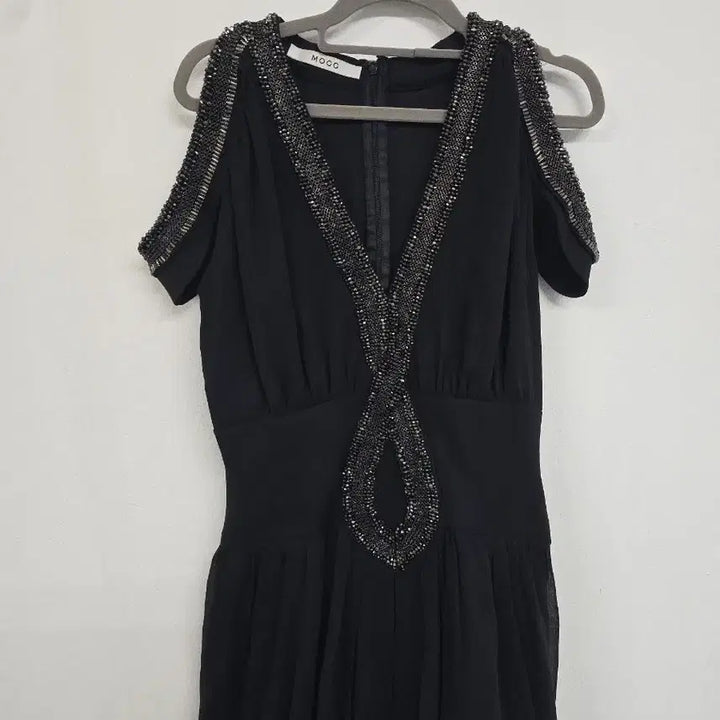 [BUNJANG] MOOG Black Long Chiffon Dress / MOOG 블랙 롱 원피스