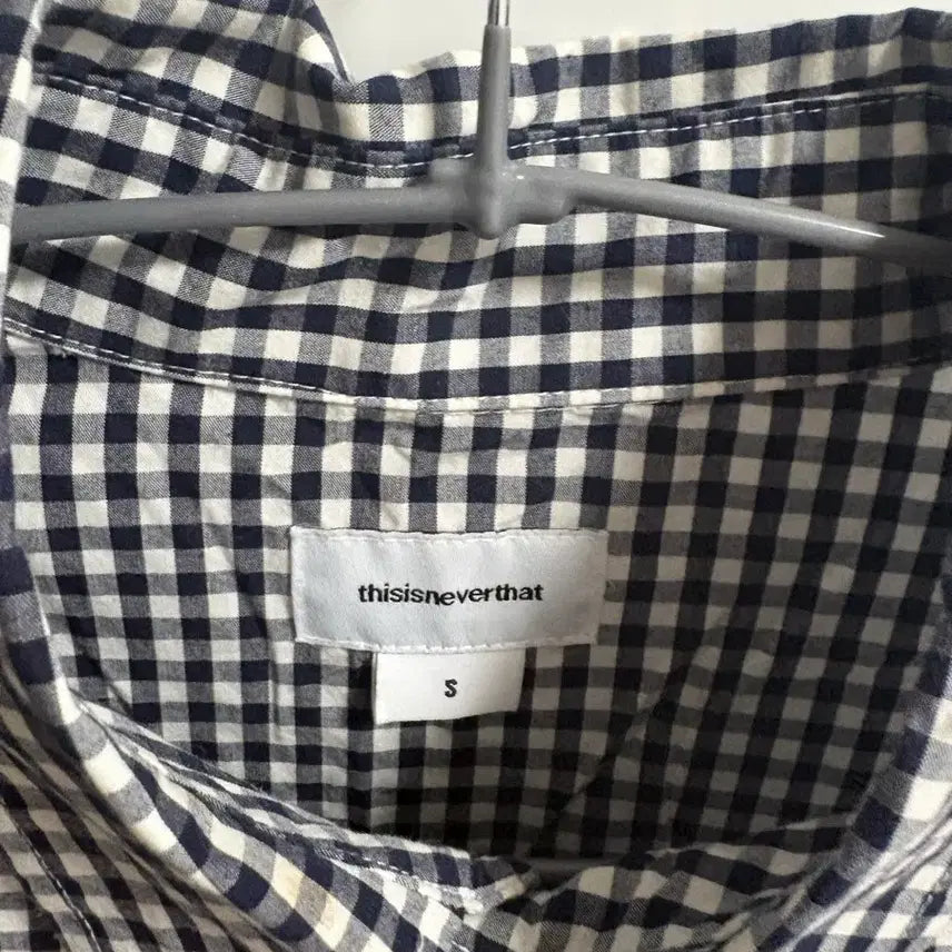 [BUNJANG] thisisneverthat Gingham Check Shirt / 디스이즈네버댓 깅엄체크 셔츠