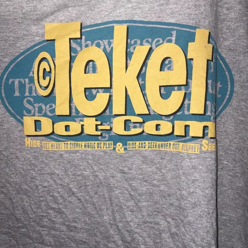 [BUNJANG] Tecket Melange Gray L/S Tee / 테켓 Doorbell L/S Tee Melange Gray 롱슬리브