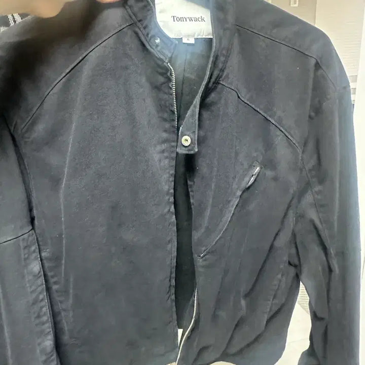 [BUNJANG] TONYWECK GARMENTDYED Cotton Cafe Racer Jacket / 토니웩 GARMENTDYED COTTON CAFE RACERJACKET