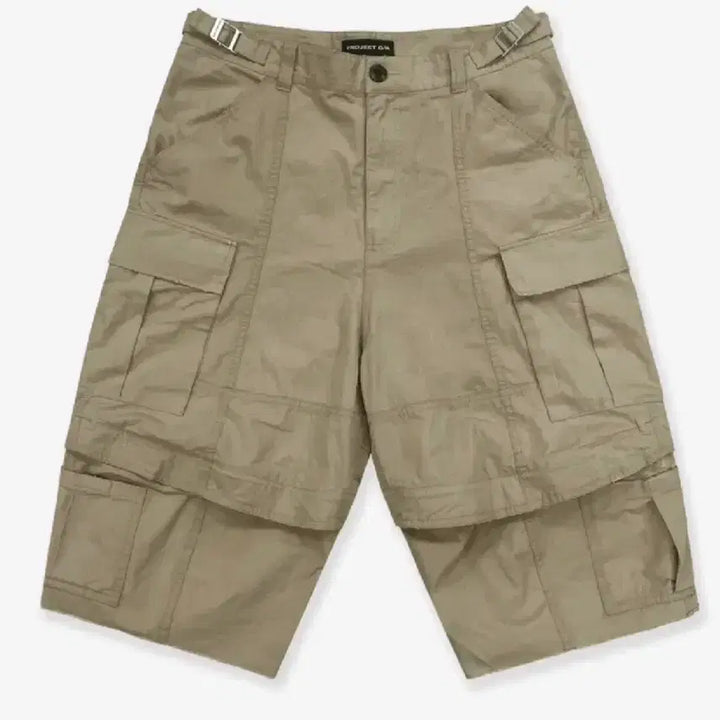 [BUNJANG] Project G Convertible Cargo Shorts Beige Size 2 / [ProjectG/R]프로젝트gr 컨버터블 카고 쇼츠 베이지_2사이즈