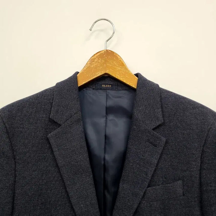 [BUNJANG] Ollez Navy Wool Blazer Jacket / 올젠 네이비 남성 블레이저 울자켓/95/앨리스/1067