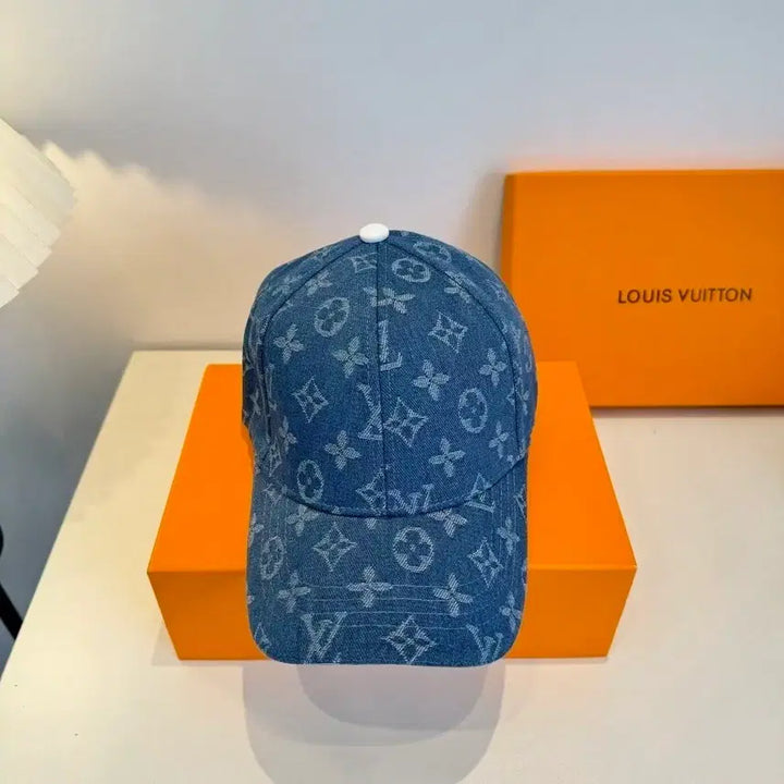 [BUNJANG] Louis Vuitton Monogram Denim Baseball Cap / 루이비통 모노그램 데님 볼캡