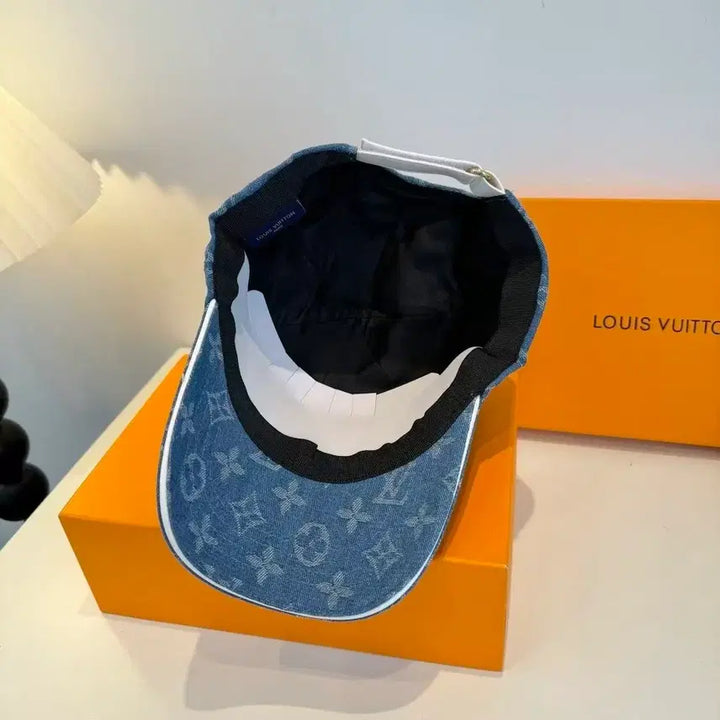 [BUNJANG] Louis Vuitton Monogram Denim Baseball Cap / 루이비통 모노그램 데님 볼캡
