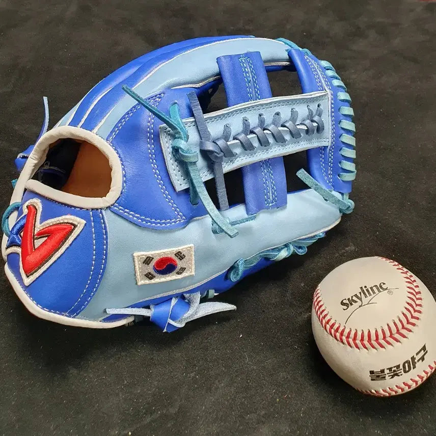 [BUNJANG] NICE Taegeukgi Baseball Glove 11.6-inch Unused Infield / [ 무상AS ] 나이스 태극기 내야 11.6인치 미사용품 / 야구글러브