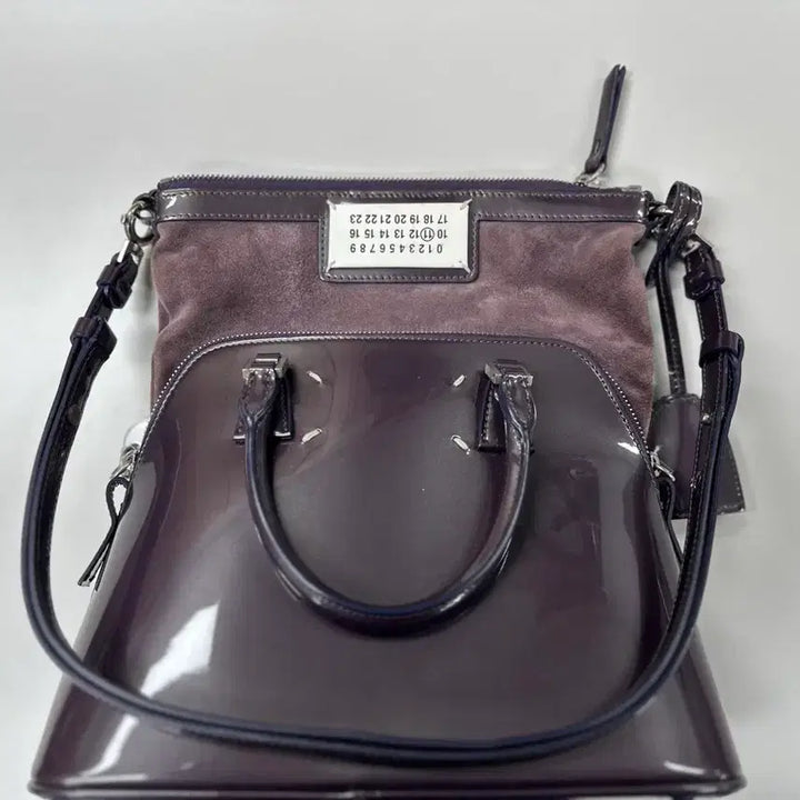 [BUNJANG] Maison Margiela 5AC Tote Bag Purple Patent Small / 메종 마르지엘라 5AC 백