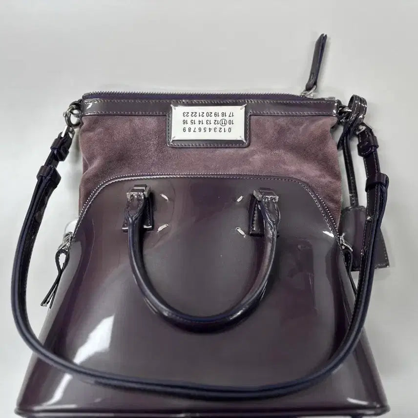 [BUNJANG] Maison Margiela 5AC Tote Bag Purple Patent Small / 메종 마르지엘라 5AC 백