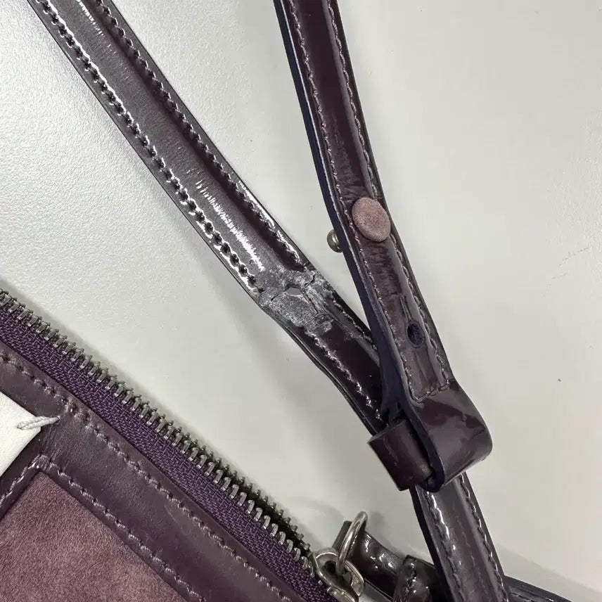 [BUNJANG] Maison Margiela 5AC Tote Bag Purple Patent Small / 메종 마르지엘라 5AC 백