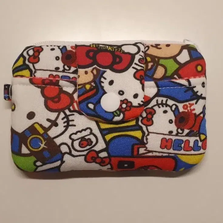 [BUNJANG] Sanrio Keroppi &amp; Kitty Handmade Camera Pouch &amp; Card Wallet / 산리오 원단커미션 케로피 카메라파우치, 키티 카드지갑