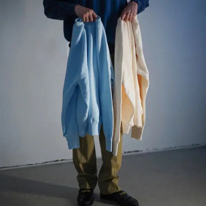 [BUNJANG] Mati &amp; Sons Vintage Sweatshirt 32 Blue / 마티앤선즈 빈티지스웻 32blue