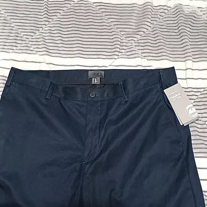 [BUNJANG] H&amp;M Unused Slim Fit Cotton Pants 36" Length 113cm / H&amp;M 미사용 슬림면바지 36인치 기장113