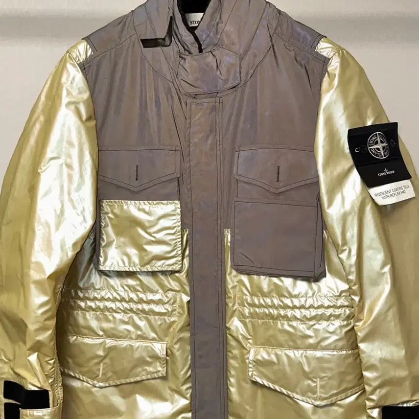 [BUNJANG] Stone Island Tela Reflective Jacket Size M / 스톤아일랜드 텔라 리플렉티브 자켓 M(100) 국내판