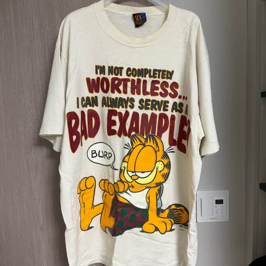 [BUNJANG] 90s Garfield T-Shirt L / 90s 가필드 티셔츠 L