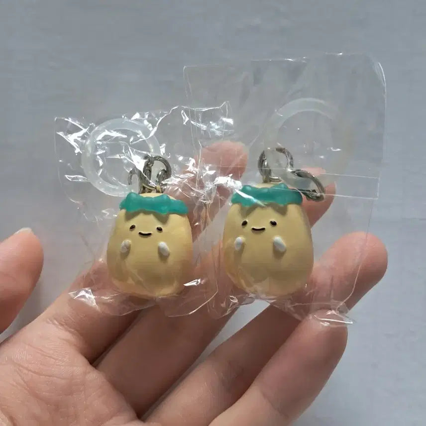 [BUNJANG] Buseol Gamja Set of 2 Face Wash Keyrings / 부실감자 세수키링 일괄