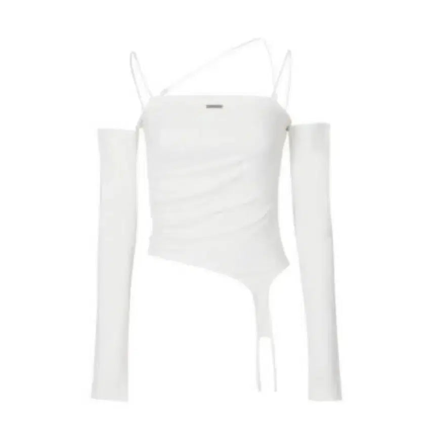 [BUNJANG] Bohemian Seoul Curved Off-Shoulder Top / 보헤미안서울 커브드 오프숄더 화이트
