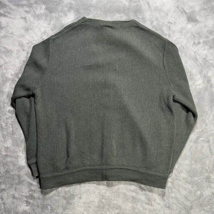 [BUNJANG] Lacoste Olive Green Cardigan / 라코스테 올리브 가디건