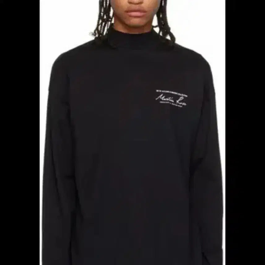 [BUNJANG] Martin Rose Long Sleeve Black T-shirt / 마틴로즈 롱슬리브 블랙