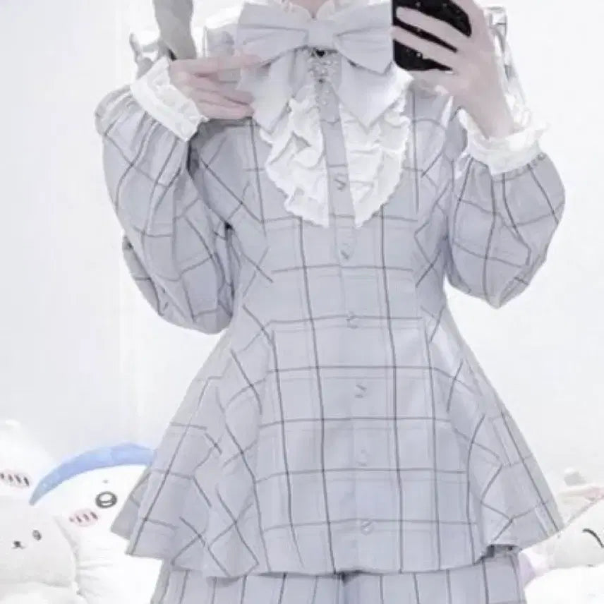 [SOLD OUT] (희귀) 시크릿허니 악세사리 블루 셋업 시허니 셋업 양산형 지뢰계