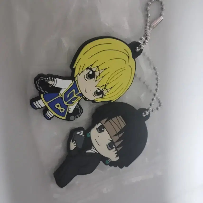 [BUNJANG] Chrollo Lucilfer &amp; Kurapika Rubber Strap Bundle Set / 클로로 크라피카 러버스트랩