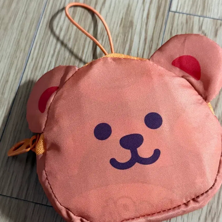 [BUNJANG] Wiggle Wiggle Bear Pocketable Shopping Bag / 위글위글 포켓터블 백 곰돌이 장바구니