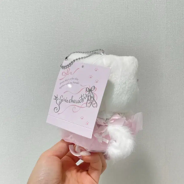 [BUNJANG] Sanrio Hello Kitty Shiro Neko Doll Keyring Mascot / (새상품) 산리오 헬로키티 시로네코 인형 키링 마스코트