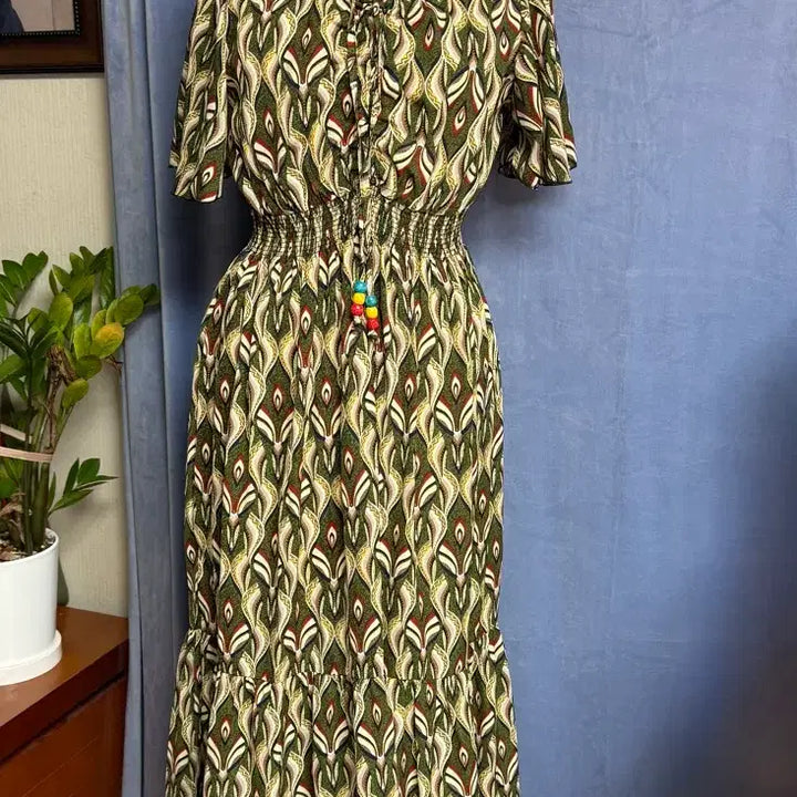 [BUNJANG] Soup Long Dress Green / Soup 롱원피스 그린-미사용