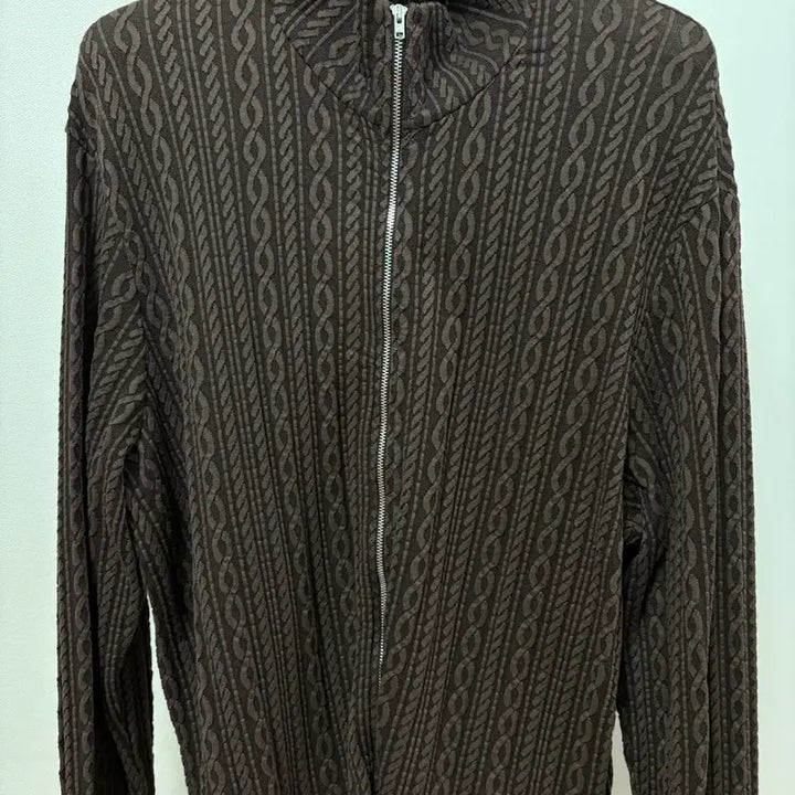 [BUNJANG] Our Legacy Shrunken Cable Jacquard Full Zip / 아워레가시 슈렁큰 케이블 자카드 풀집