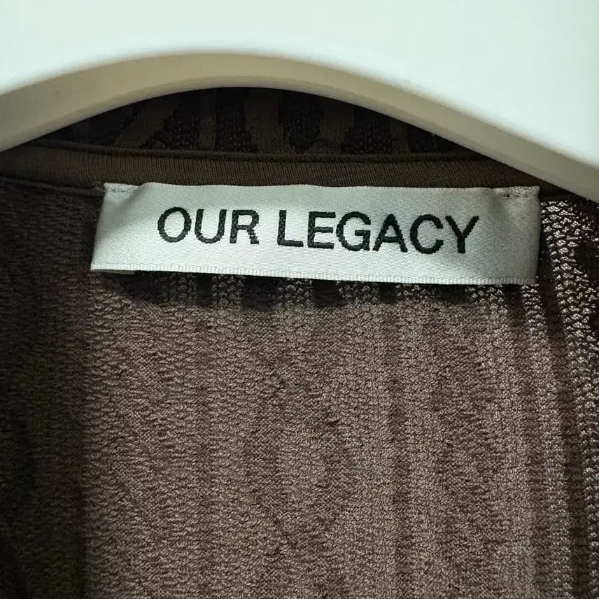 [BUNJANG] Our Legacy Shrunken Cable Jacquard Full Zip / 아워레가시 슈렁큰 케이블 자카드 풀집