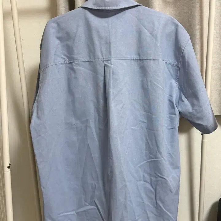 [BUNJANG] Drawfit Sky Blue Short Sleeve Shirt / 드로우핏 하늘색 반팔셔츠