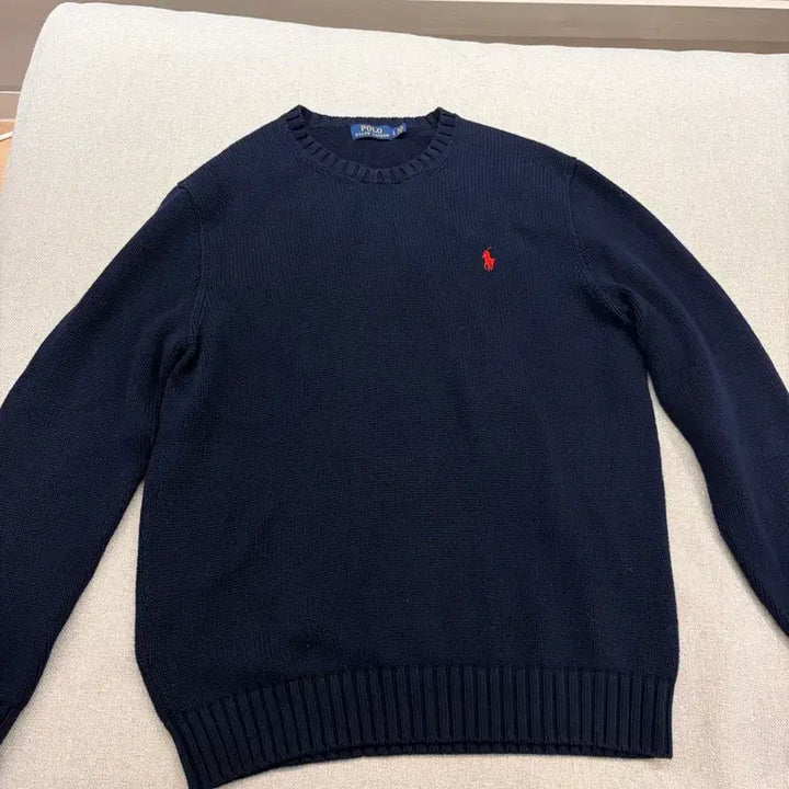 [BUNJANG] Polo Ralph Lauren Navy Knit Sweater L / 폴로 랄프로렌 네이비 니트 L