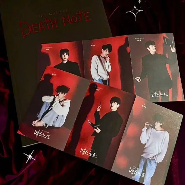 [BUNJANG] Musical Death Note 3rd Cast Accordion Postcard / 뮤지컬 데스노트 아코디언 엽서 (3차캐스트)