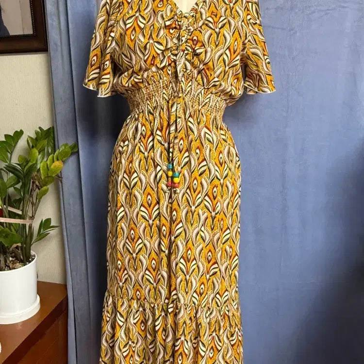 [BUNJANG] Soup Long Dress Mustard / Soup 롱원피스 머스타드-미사용