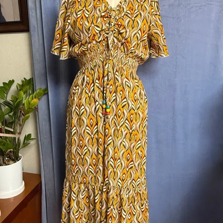 [BUNJANG] Soup Long Dress Mustard / Soup 롱원피스 머스타드-미사용