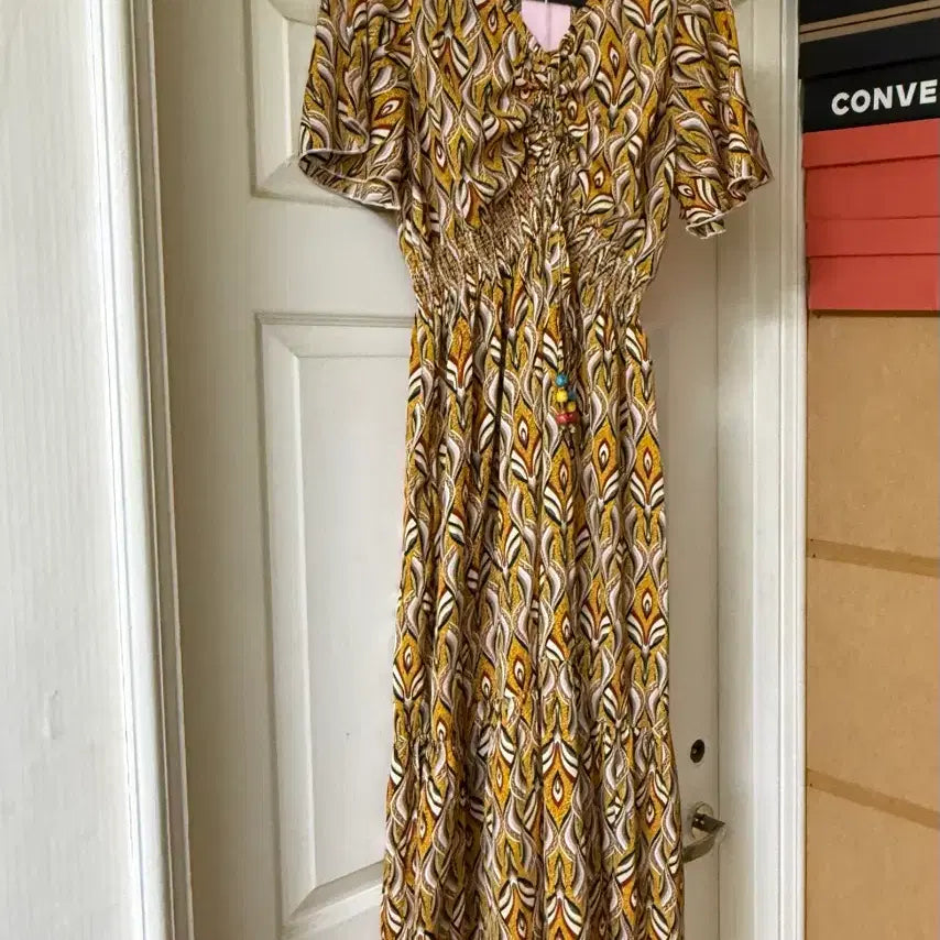 [BUNJANG] Soup Long Dress Mustard / Soup 롱원피스 머스타드-미사용