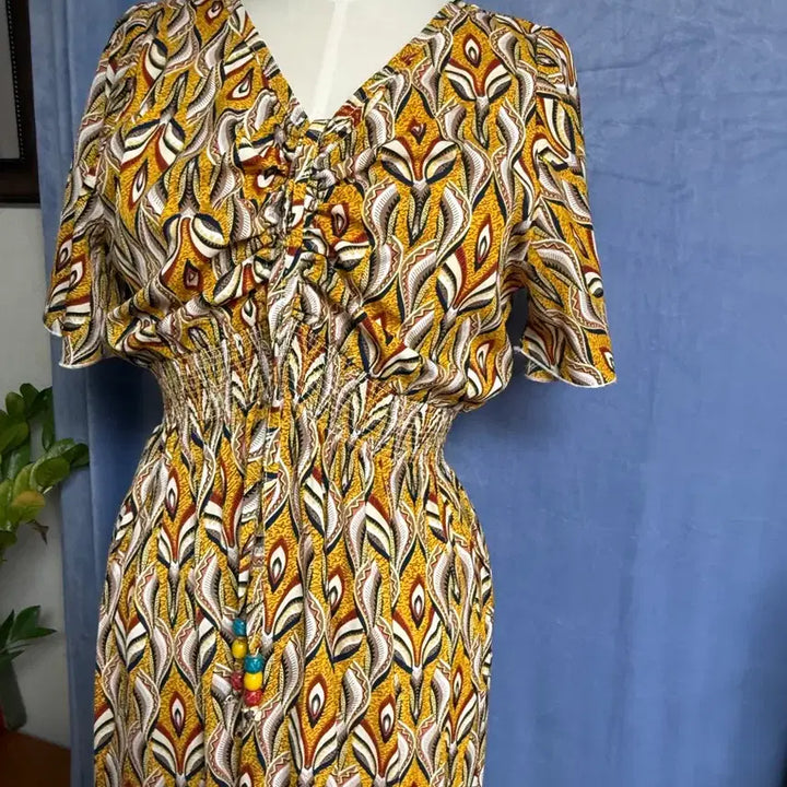 [BUNJANG] Soup Long Dress Mustard / Soup 롱원피스 머스타드-미사용