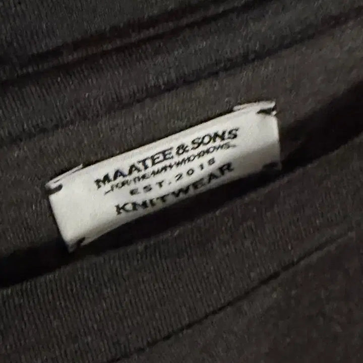 [BUNJANG] Marty &amp; Sons Silk 100% Long Sleeve Charcoal / 마티앤선즈 실크100% 롱슬리브 차콜 2