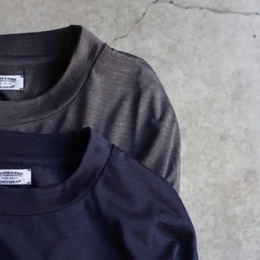 [BUNJANG] Marty &amp; Sons Silk 100% Long Sleeve Charcoal / 마티앤선즈 실크100% 롱슬리브 차콜 2
