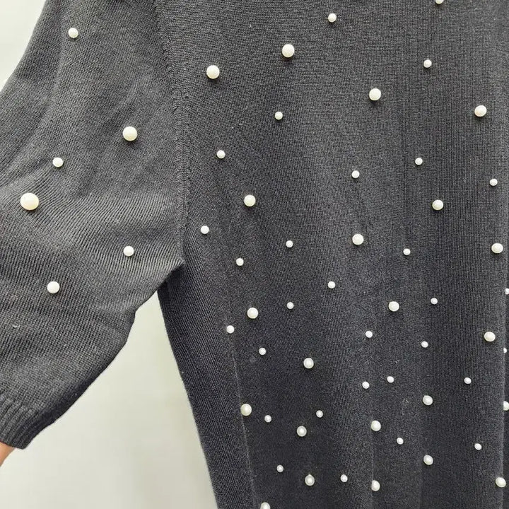 [BUNJANG] Jessi New York Pearl Round Wool Knit Sweater / 제시뉴욕 진주라운드 울니트66