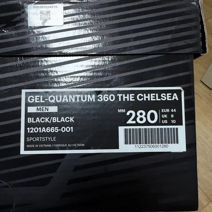 [BUNJANG] Asics x The Soloist Gel Quantum 360 Sneakers / 아식스x더솔로이스트 / 젤퀀텀 360 블랙 / 280